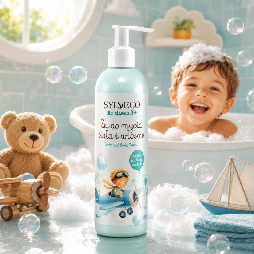 Sylveco For Kids 3+ Hair & Body Wash - Bubble Gum 300ml - Sylveco - Vesa Beauty