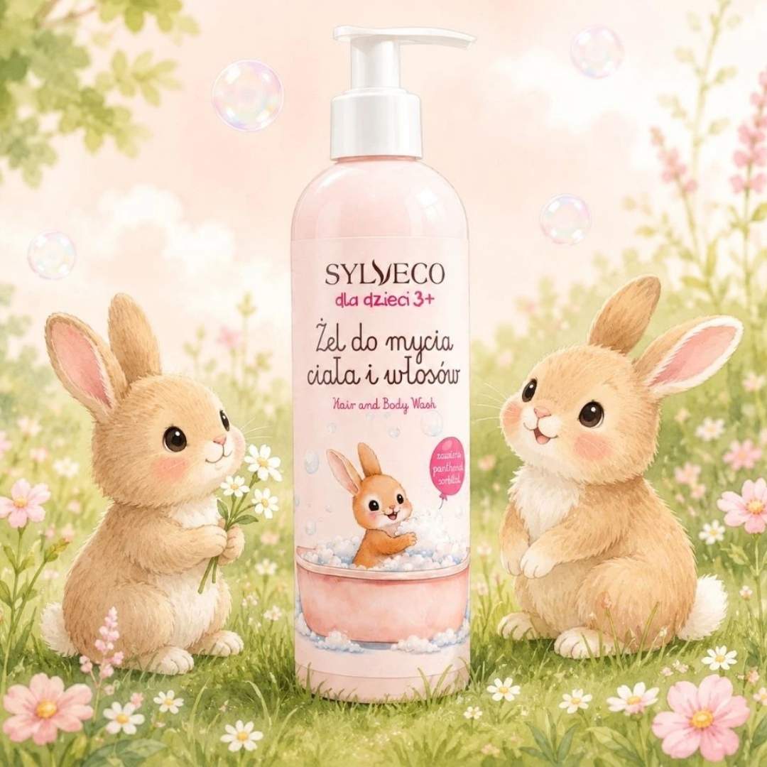 Sylveco For Kids 3+ Hair & Body Wash - Watermelon 300ml - Sylveco - Vesa Beauty