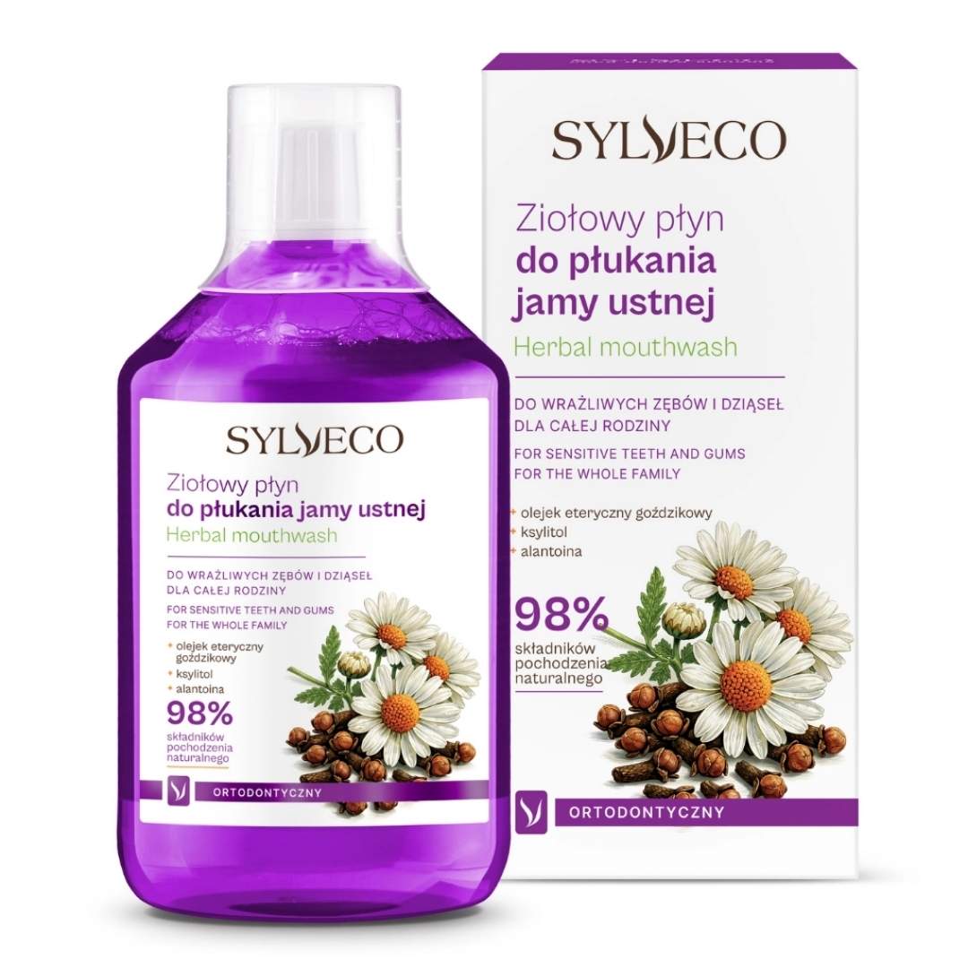 Sylveco Herbal Mouthwash for sensitive teeth and gums for the whole family 500ml - Sylveco - Vesa Beauty