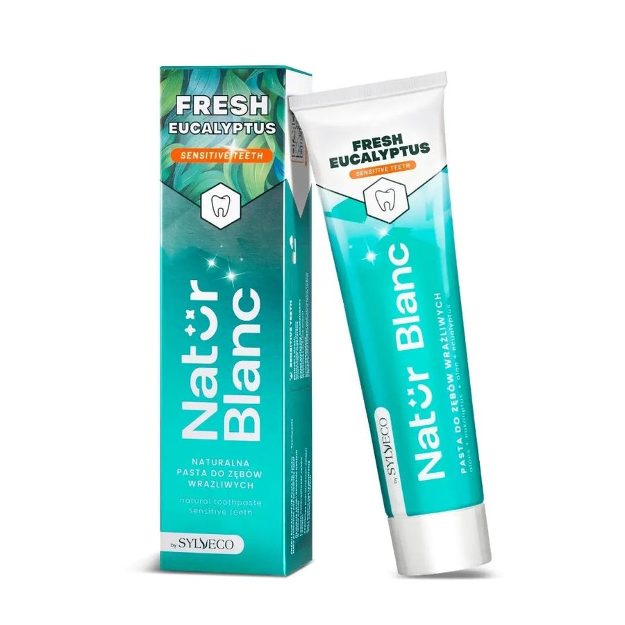 Sylveco Natur Blanc - Natural Toothpaste Sensitive Teeth FRESH EUCALYPTUS 100ml - Sylveco - Vesa Beauty