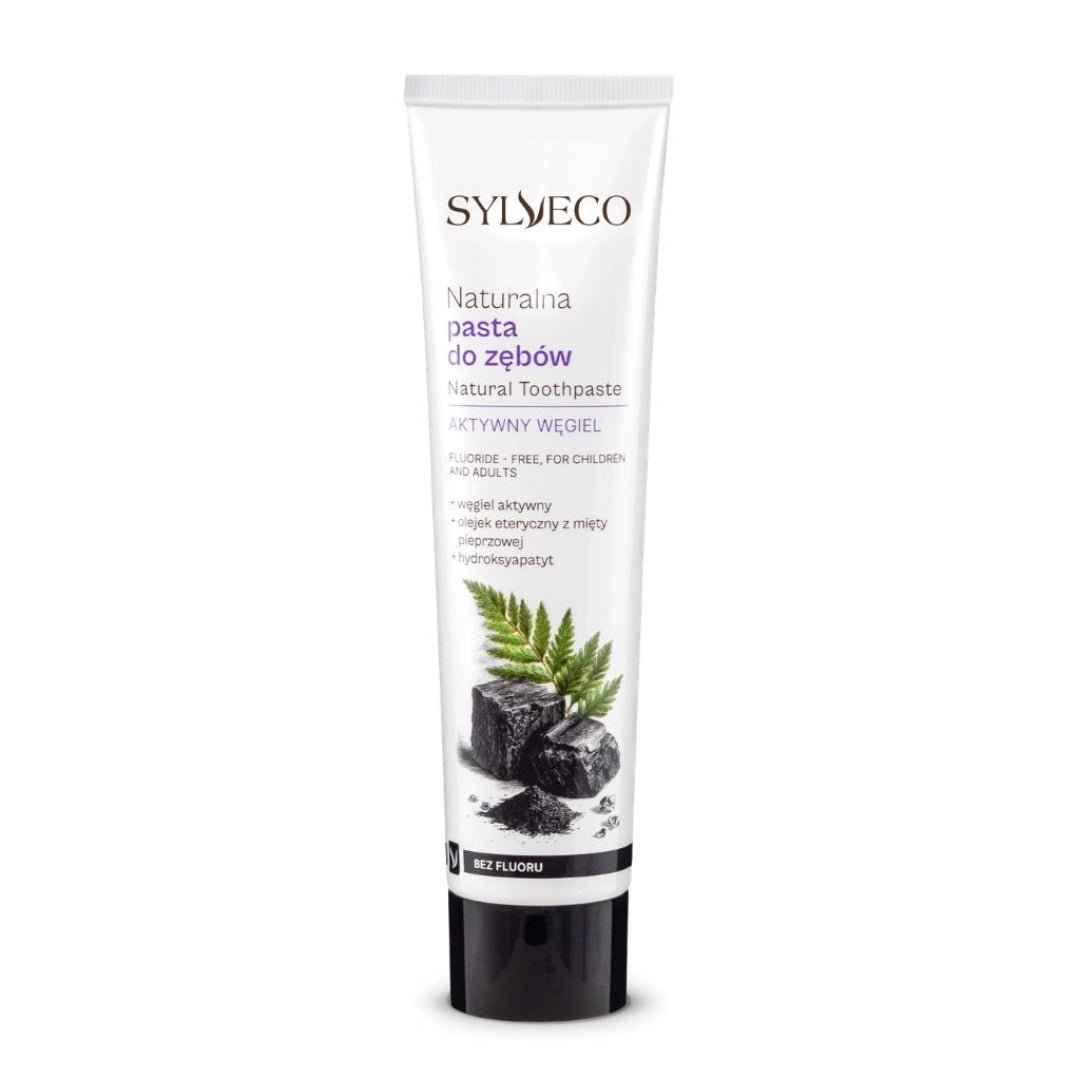 Sylveco Natural Toothpaste ACTIVATED CHARCOAL fluoride - free 100ml - Sylveco - Vesa Beauty