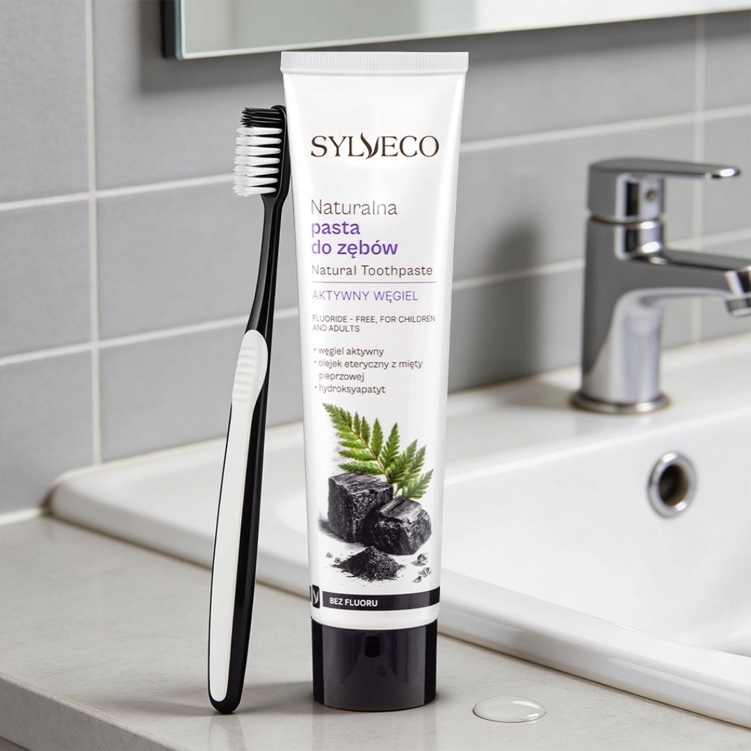Sylveco Natural Toothpaste ACTIVATED CHARCOAL fluoride - free 100ml - Sylveco - Vesa Beauty