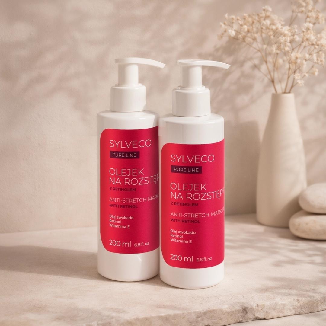 Sylveco PURE LINE Anti - Strech Mark Oil with Retinol 200ml - Sylveco - Vesa Beauty