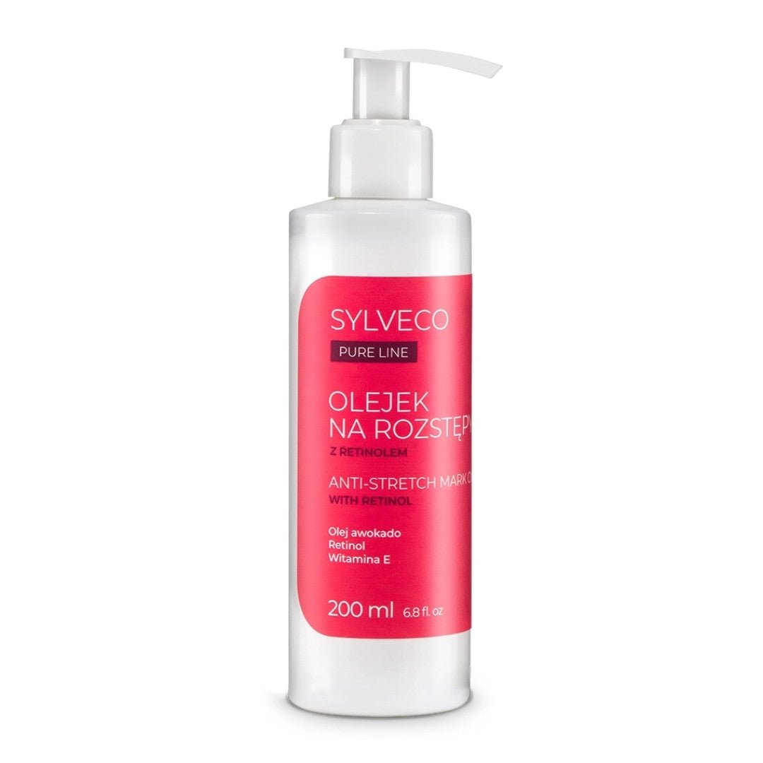 Sylveco PURE LINE Anti - Strech Mark Oil with Retinol 200ml - Sylveco - Vesa Beauty