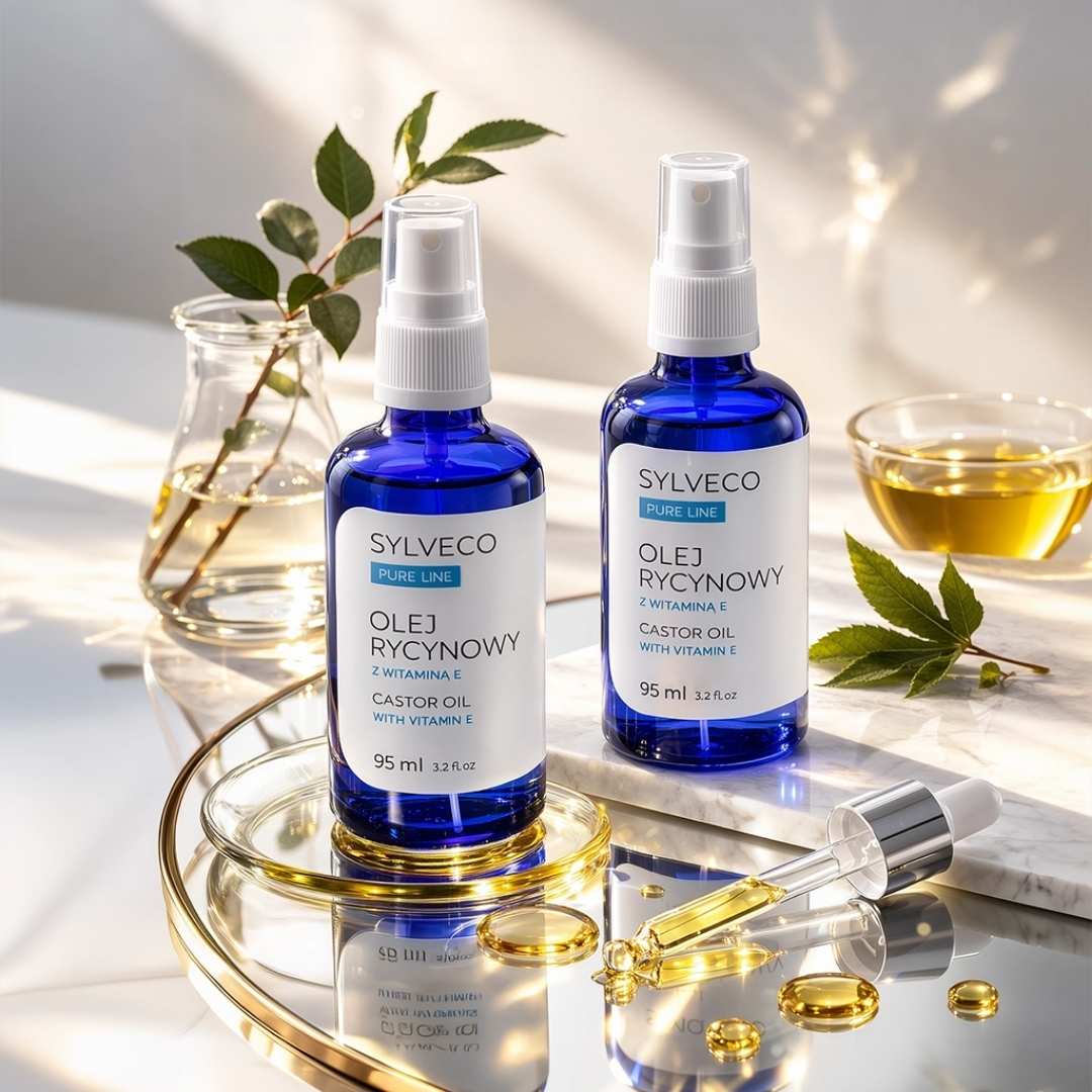 Sylveco PURE LINE Castor Oil with vitamin E 95ml - Sylveco - Vesa Beauty