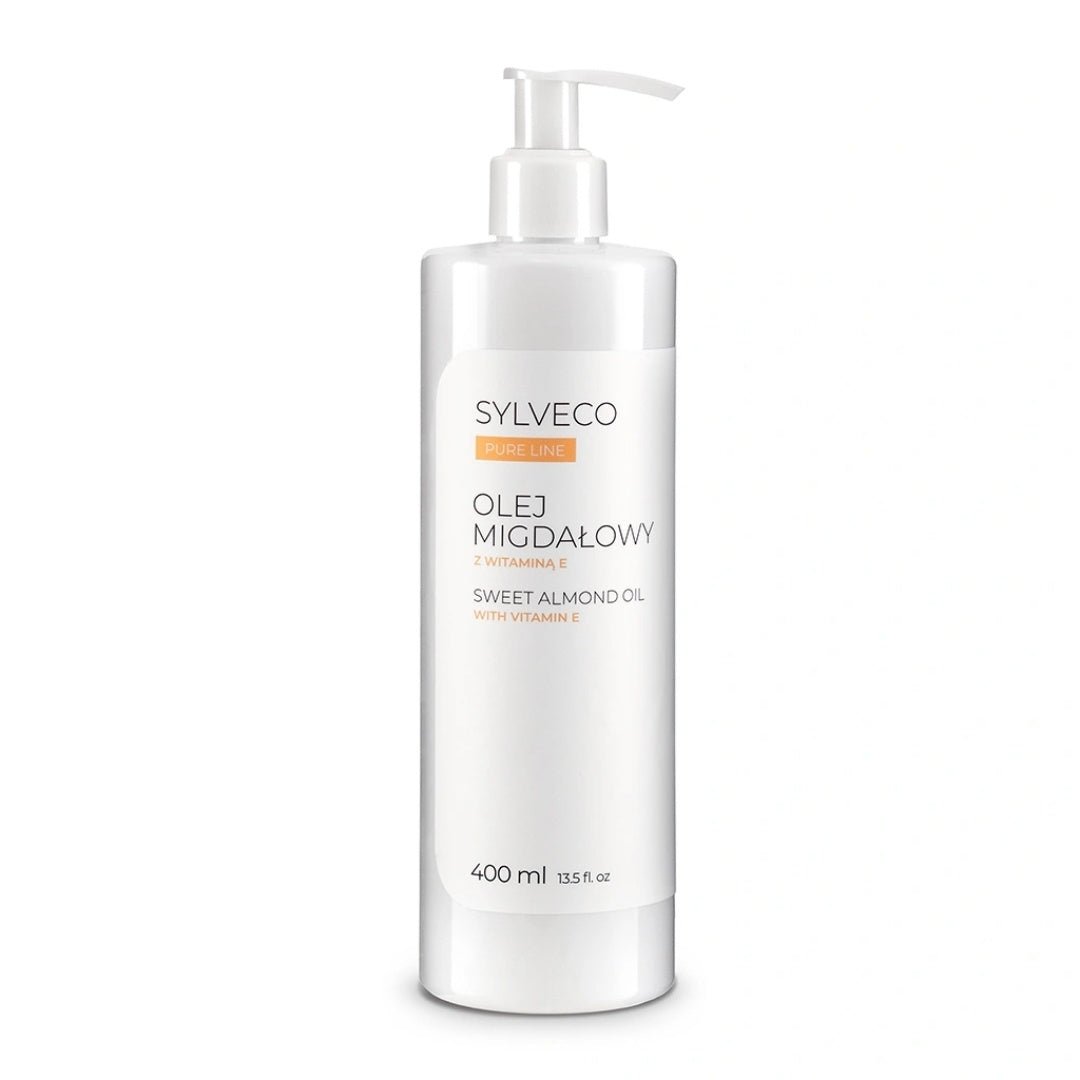 Sylveco PURE LINE Sweet Almond Oil with vitamin E 400ml - Sylveco - Vesa Beauty