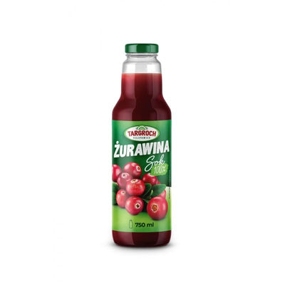 TARGROCH Cranberry juice 100% 750ml - TARGROCH - Vesa Beauty