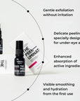 THE PEELUMINATOR brightening & firming under - eye peel with 6% acid complex & 2% keratolin 15ml - Veoli Botanica - Vesa Beauty