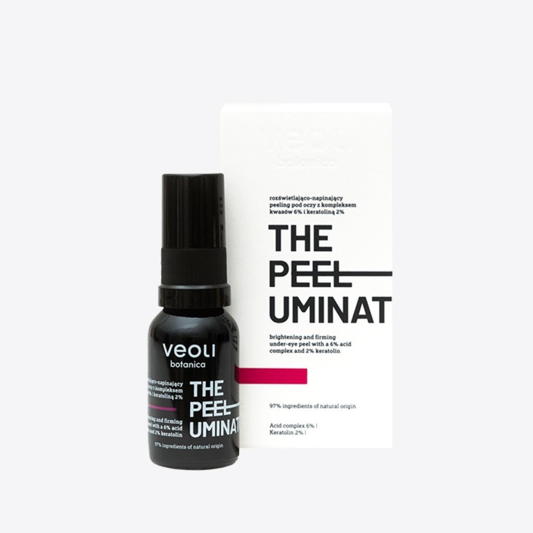 THE PEELUMINATOR brightening & firming under - eye peel with 6% acid complex & 2% keratolin 15ml - Veoli Botanica - Vesa Beauty