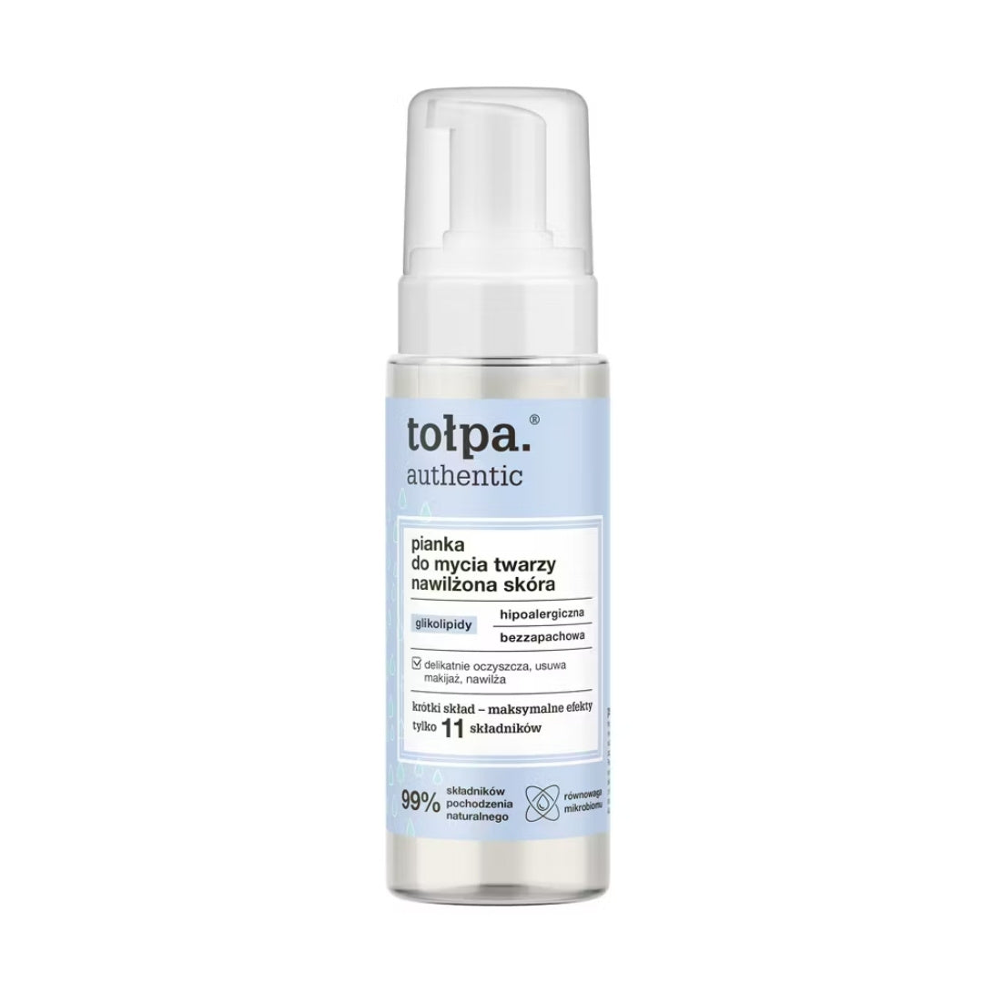 Natural Cosmetics Tołpa authentic Face cleansing foam moisturized skin 150ml