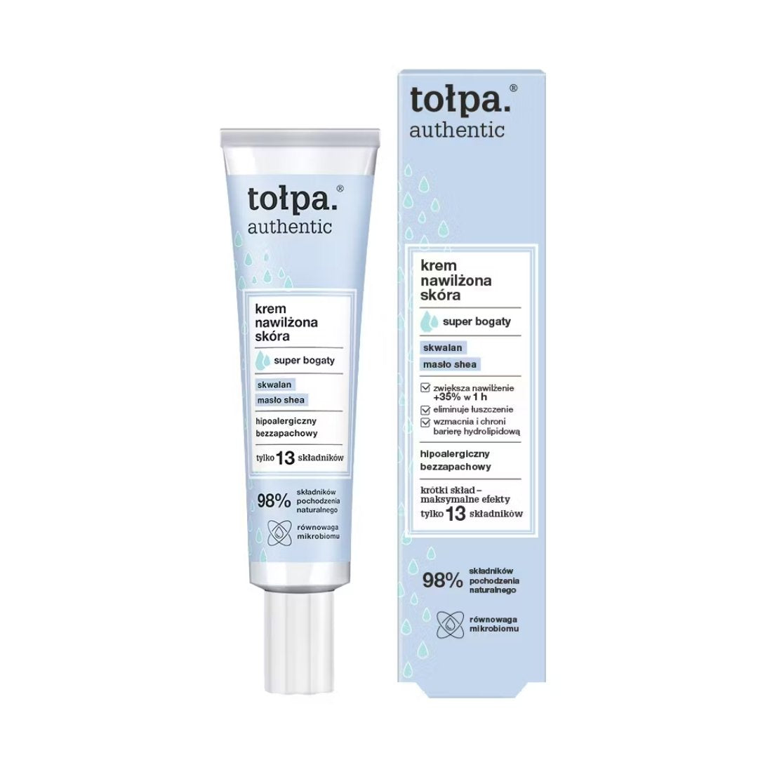 Natural Cosmetics Tołpa authentic Moisturized skin Super Rich Cream 40ml