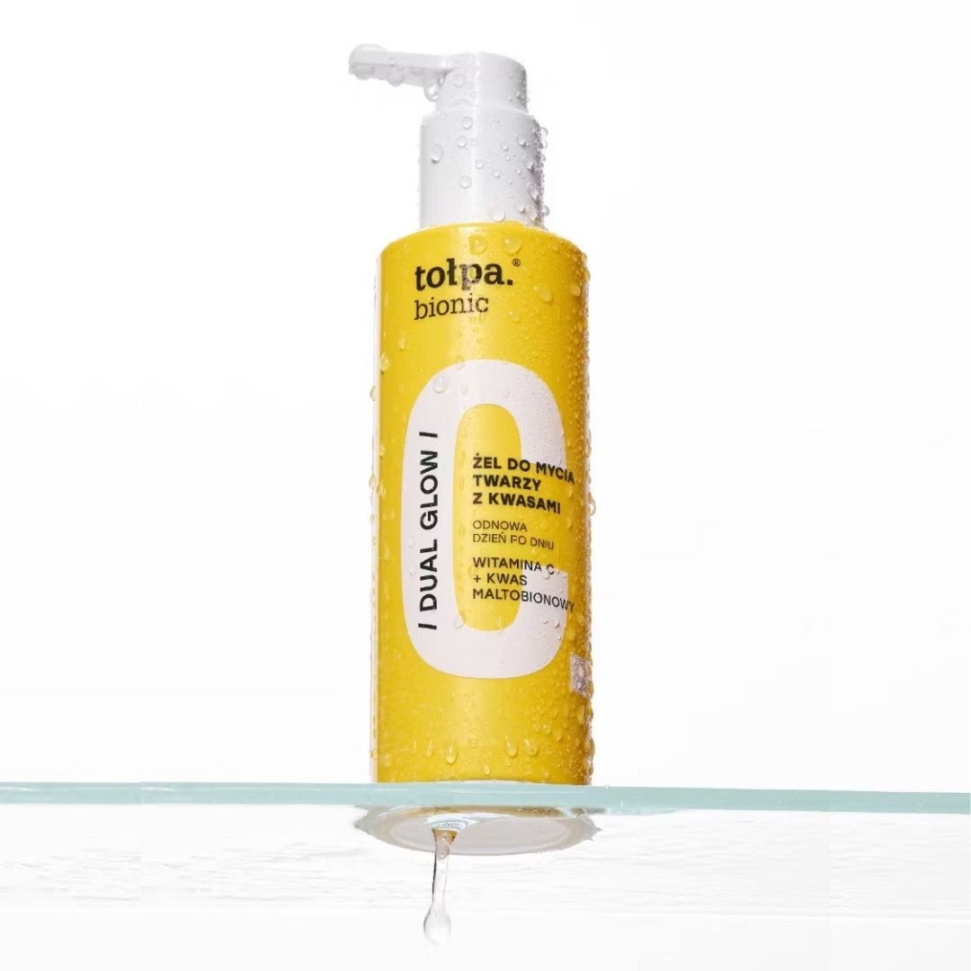 Tołpa bionic DUAL GLOW face wash gel with acids 195ml - Tołpa - Vesa Beauty