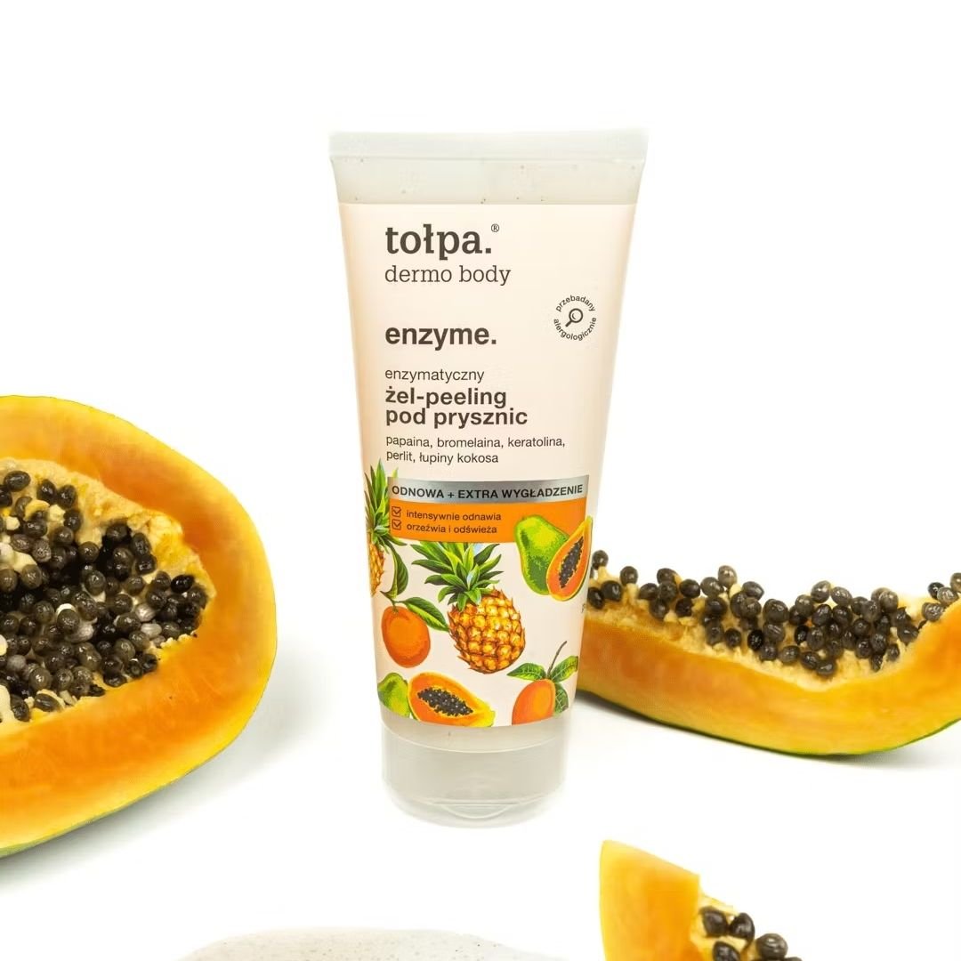 Tołpa dermo body ENZYME shower gel - peeling 200ml - Tołpa - Vesa Beauty