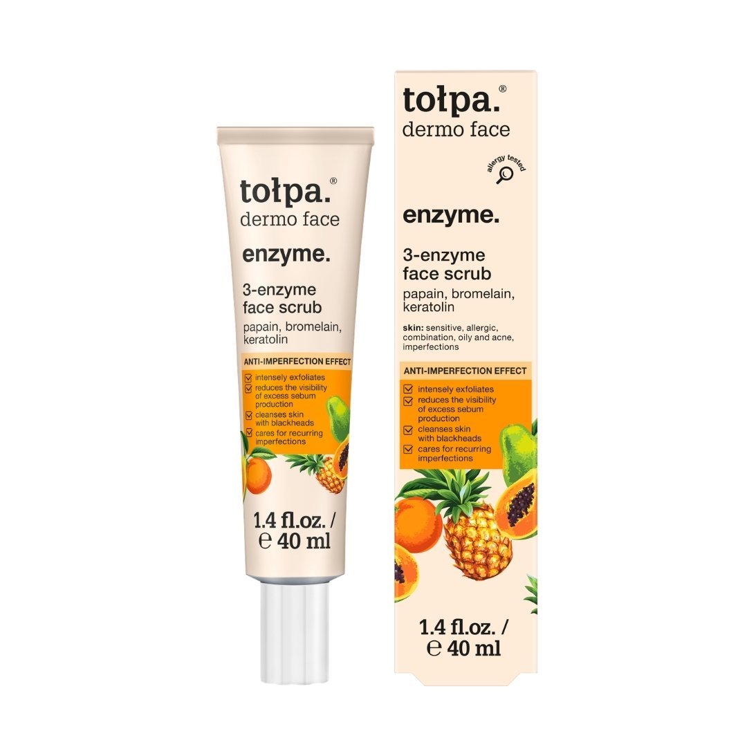 Tołpa dermo face ENZYME 3 enzyme face scrub 40ml - Tołpa - Vesa Beauty