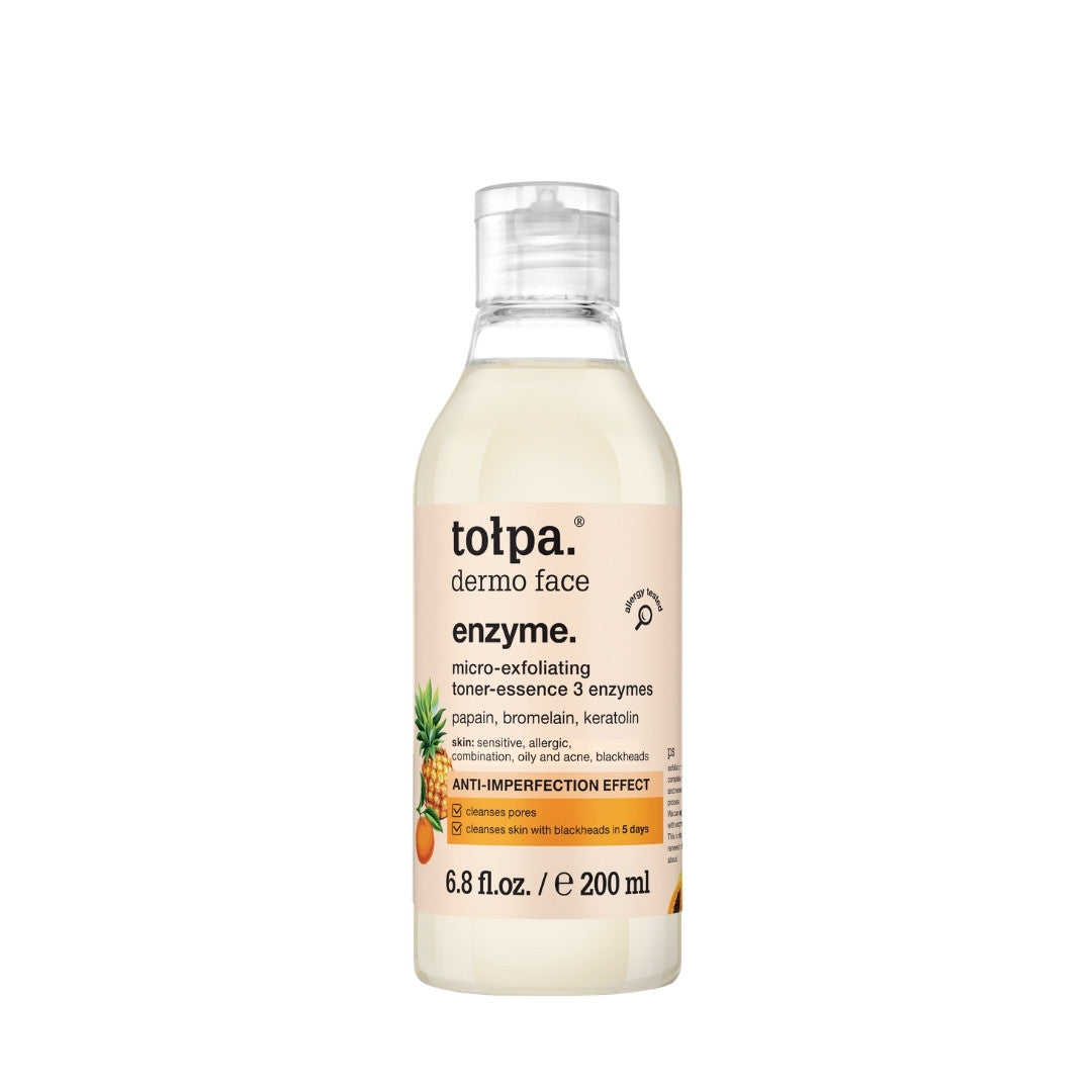 Natural Cosmetics Tołpa dermo face ENZYME Micro-Exfoliating Tonic-Essence 3 enzymes 200ml