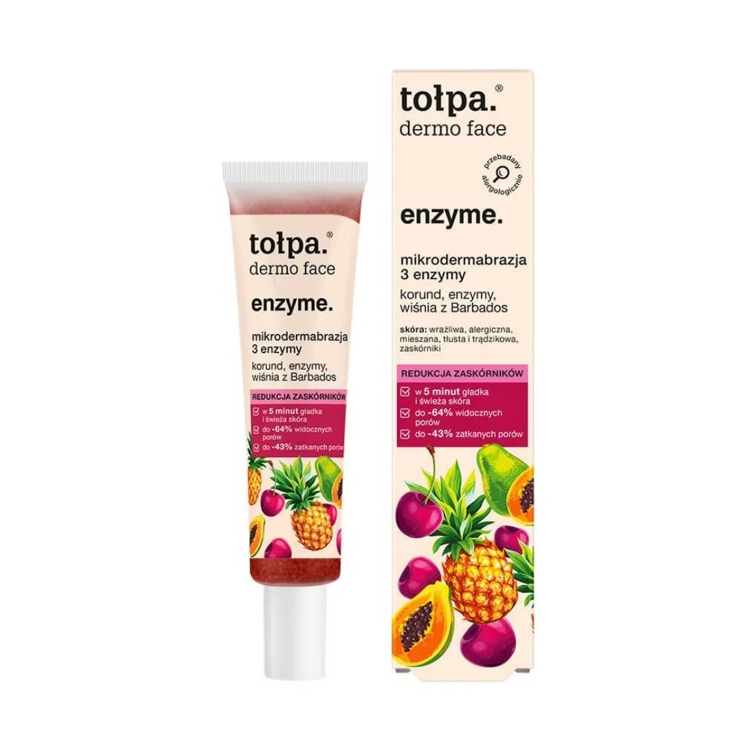 Tołpa dermo face enzyme. Microdermabrasion 3 enzymes 40ml - Tołpa - Vesa Beauty