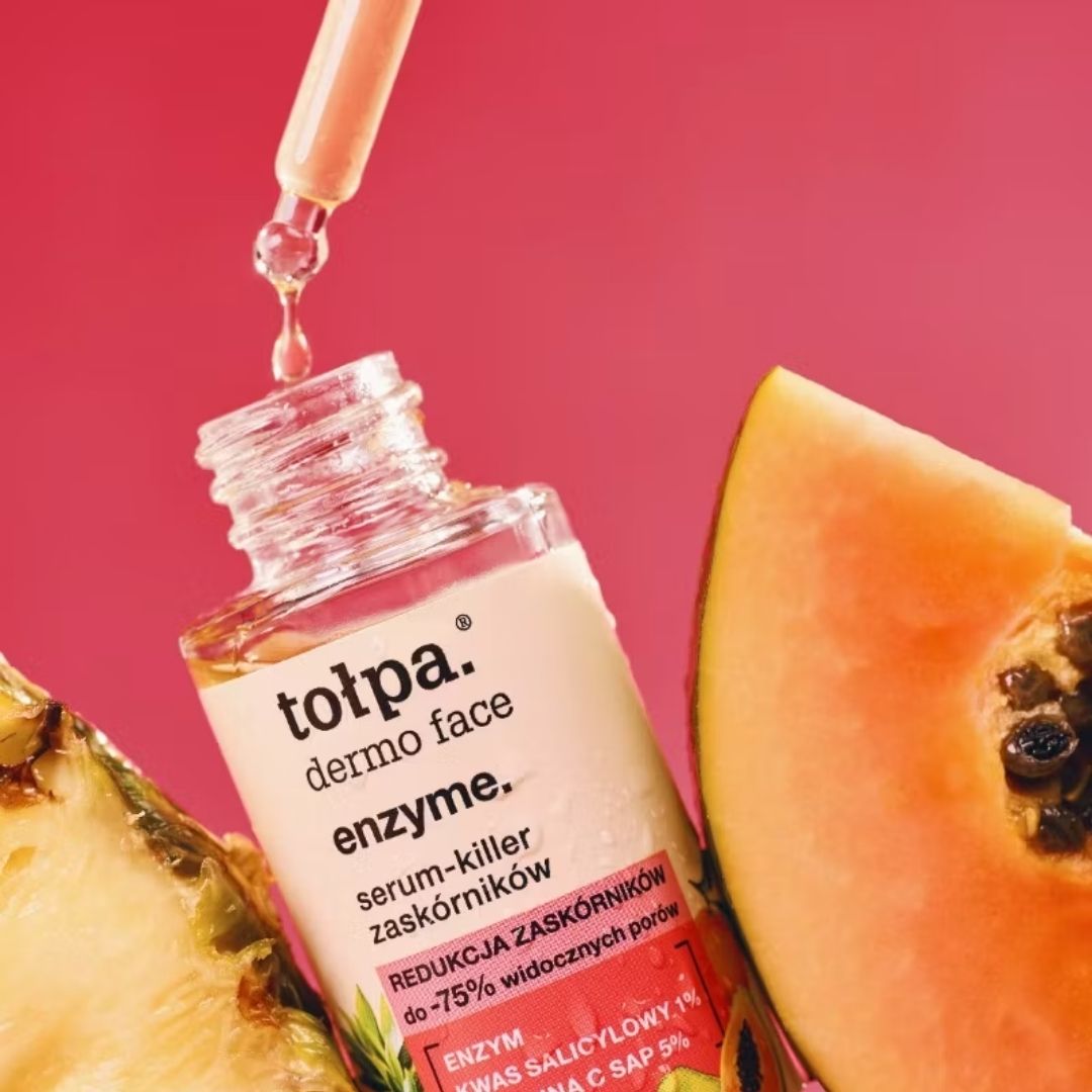 Natural Cosmetics Tołpa dermo face enzyme. Serum-killer of blackheads 30ml