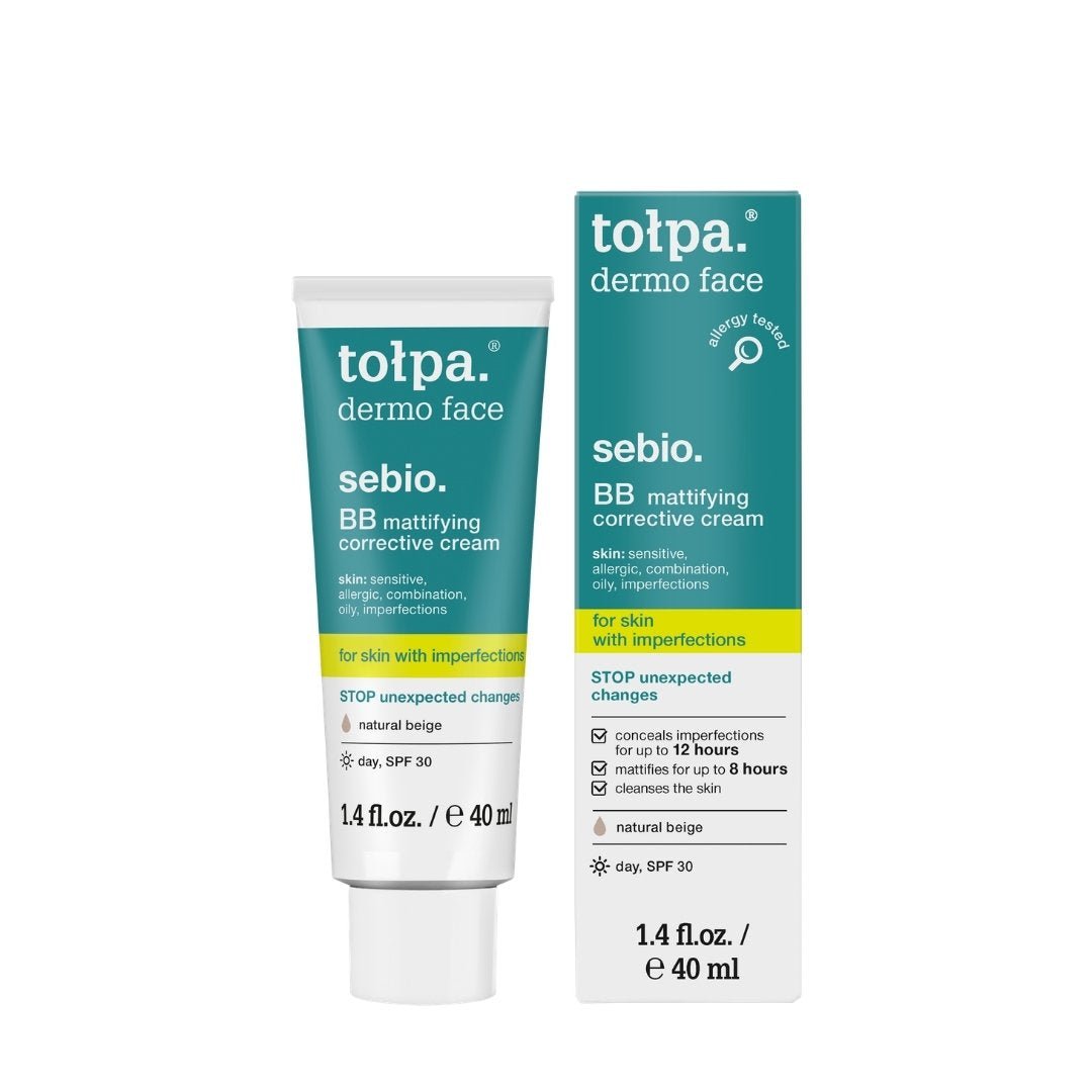 Tołpa dermo face sebio. BB mattifying corrective cream 40ml - Tołpa - Vesa Beauty