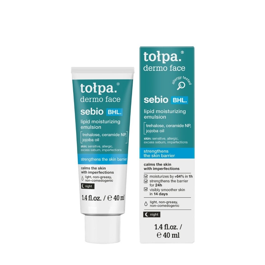 Tołpa dermo face sebio BHL. lipid moisturizing emulsion 40ml - Tołpa - Vesa Beauty