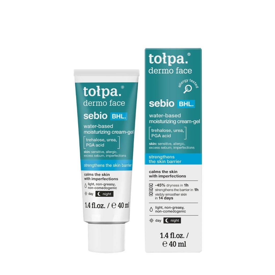 Tołpa dermo face sebio BHL. water - based moisturizing cream - gel 40ml - Tołpa - Vesa Beauty
