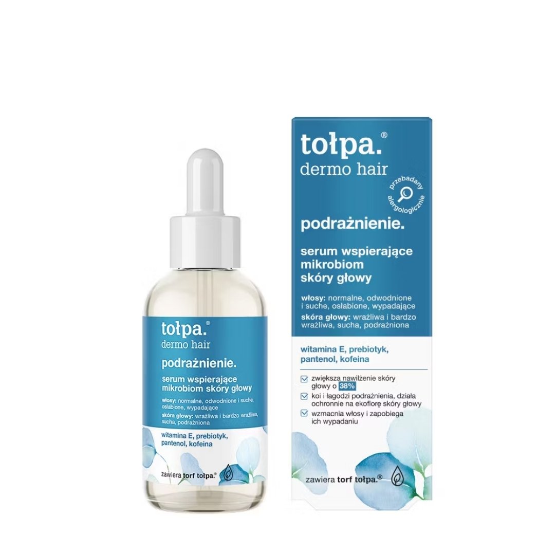 Natural Cosmetics Tołpa dermo hair irritation. Scalp Serum supporting microbiome 75ml