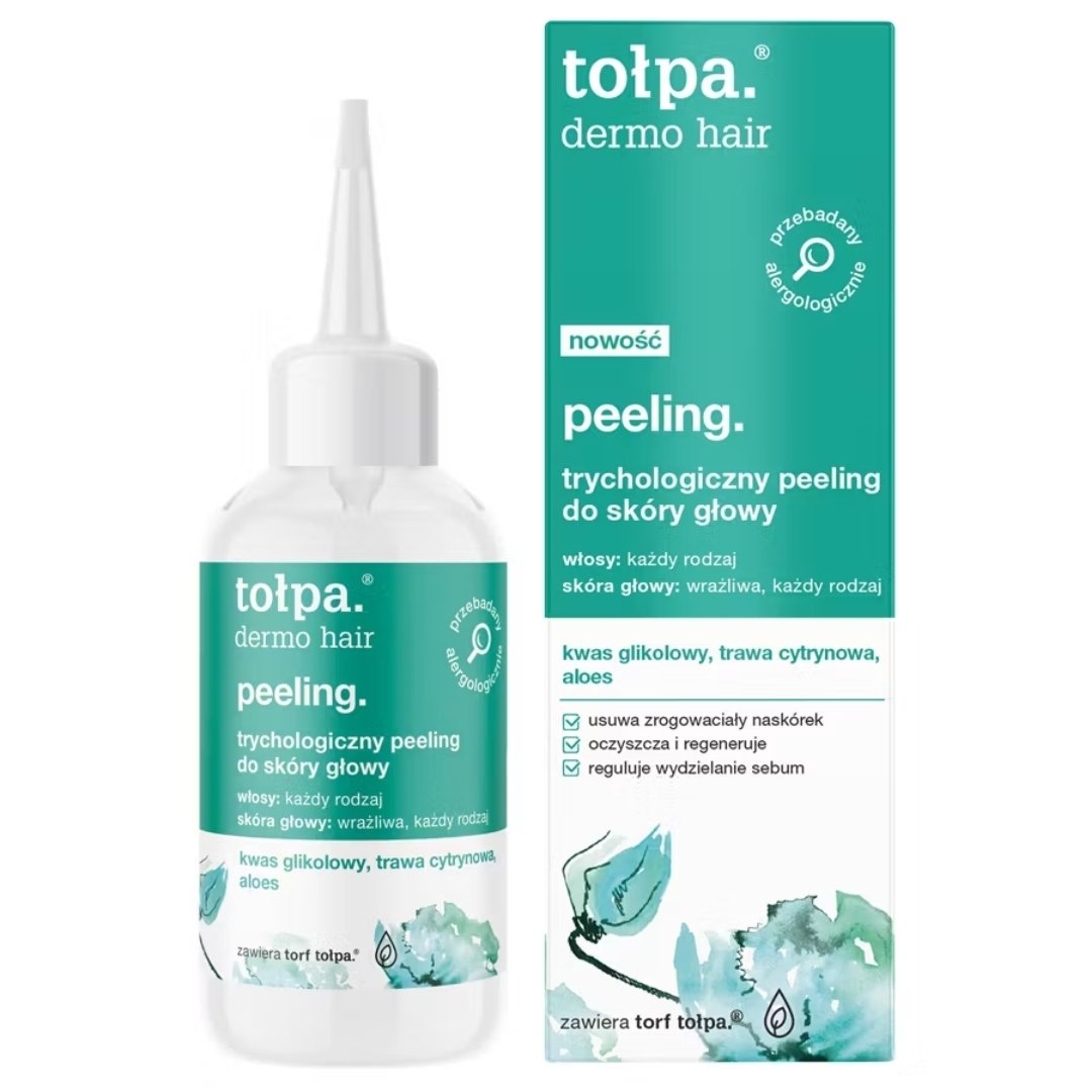 Natural Cosmetics Tołpa dermo hair peeling. Trichology Scalp Scrub 100ml