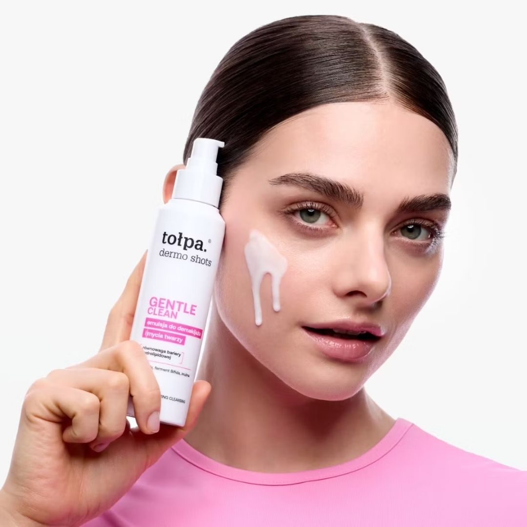 Tołpa dermo shots GENTLE CLEAN Makeup Removing &amp; Facial Cleansing Emulsion 120ml - Tołpa - Vesa Beauty