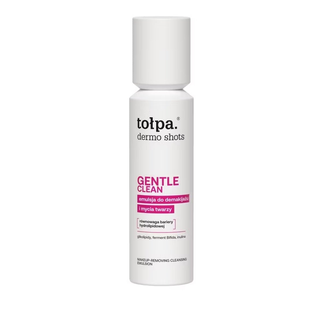 Tołpa dermo shots GENTLE CLEAN Makeup Removing &amp; Facial Cleansing Emulsion 120ml - Tołpa - Vesa Beauty