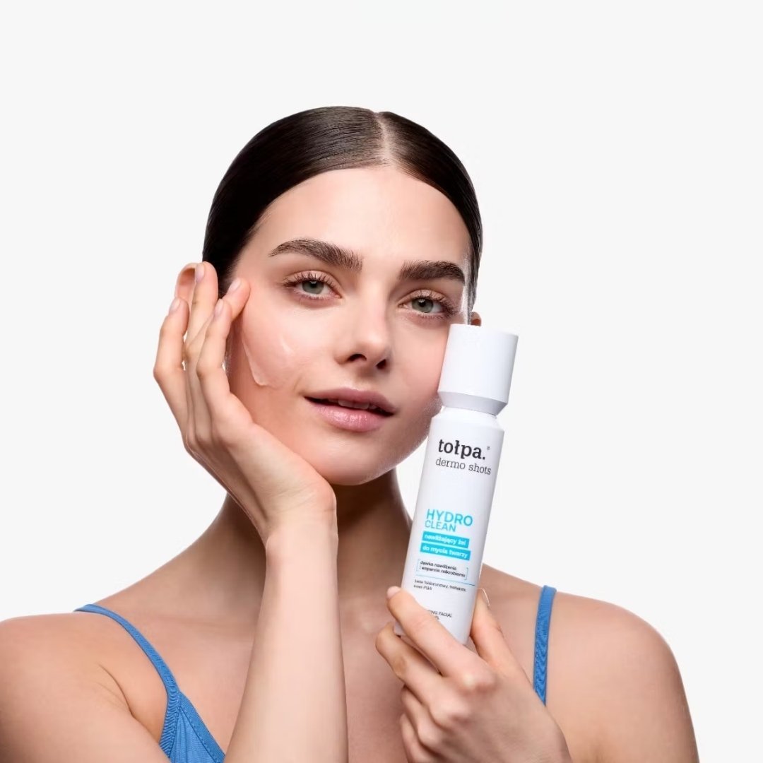 Tołpa dermo shots HYDRO CLEAN Moisturizing Facial Cleansing Gel 120ml - Tołpa - Vesa Beauty