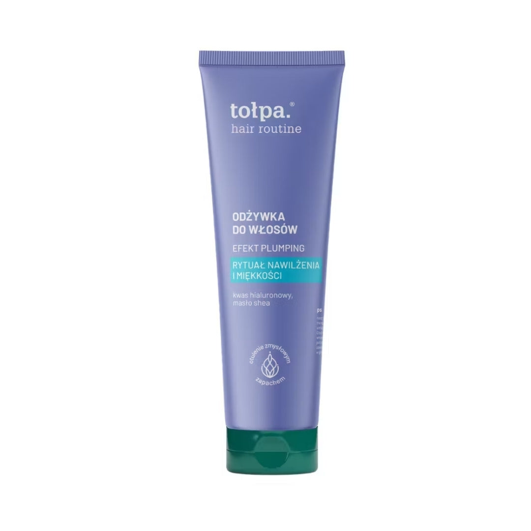 Natural Cosmetics Tołpa hair routine. Moisturizing Conditioner-Plumping 175ml