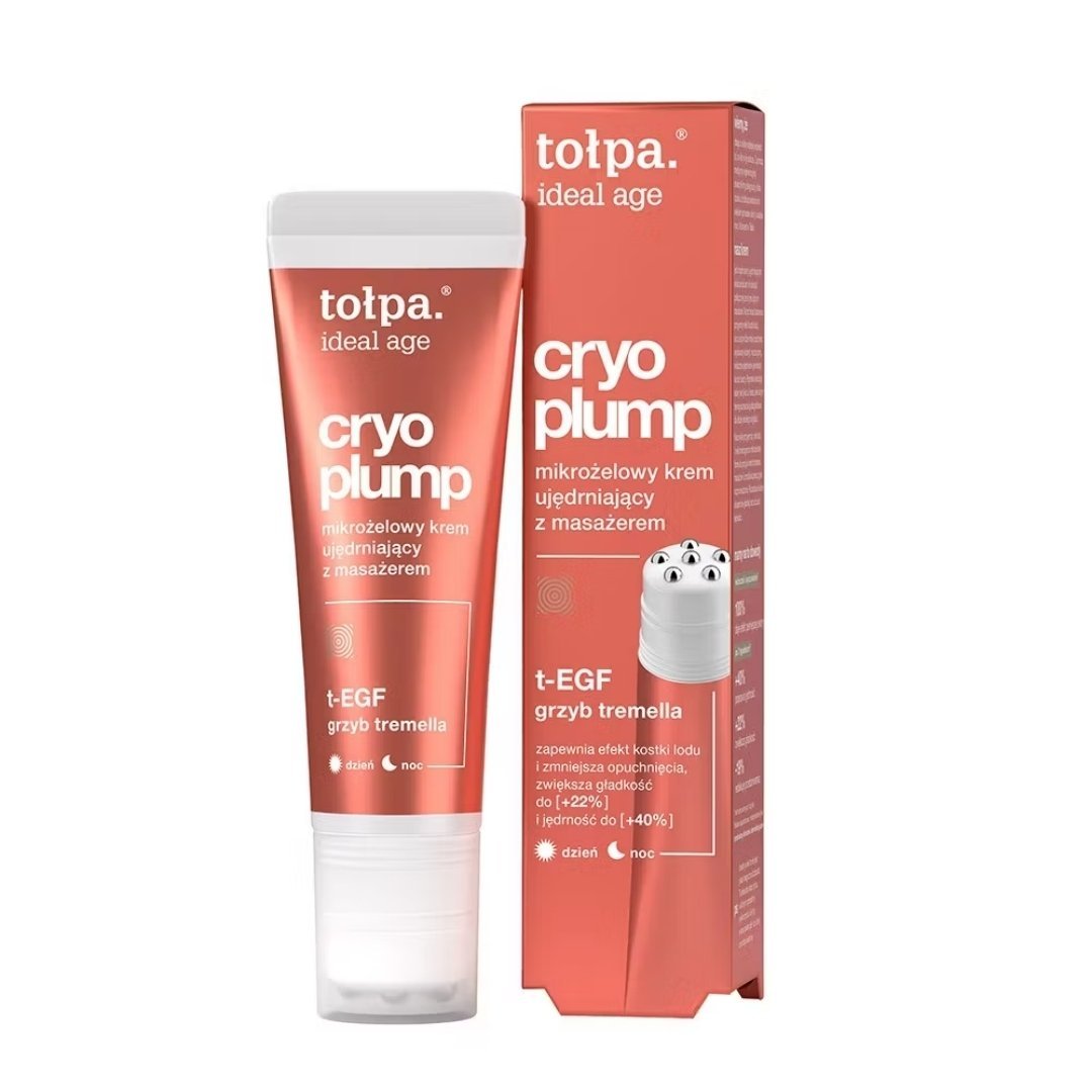 Tołpa ideal age Cryo Plump Firming Micro‑Gel Cream with Massager 50ml - Tołpa - Vesa Beauty