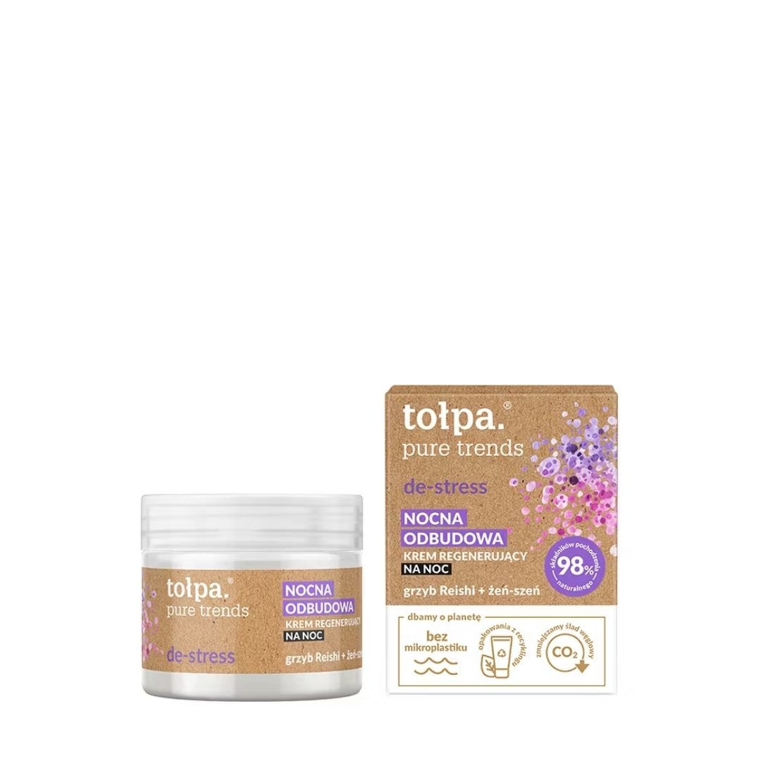 Natural Cosmetics Tołpa pure trends de stress. Antioxidant Night Cream 50ml