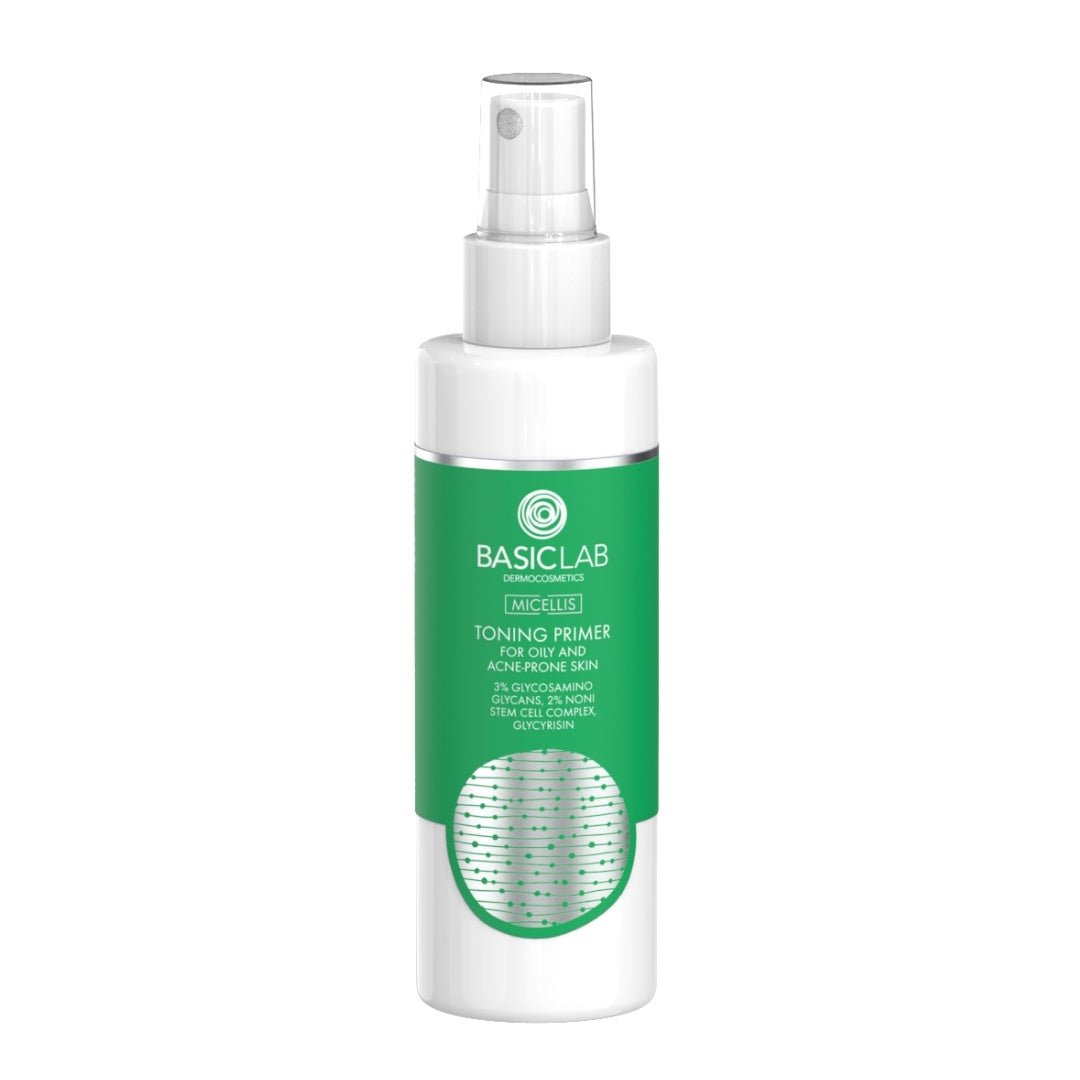 Toning Primer for Oily, Acne - prone Skin 150ml - BasicLab - Vesa Beauty
