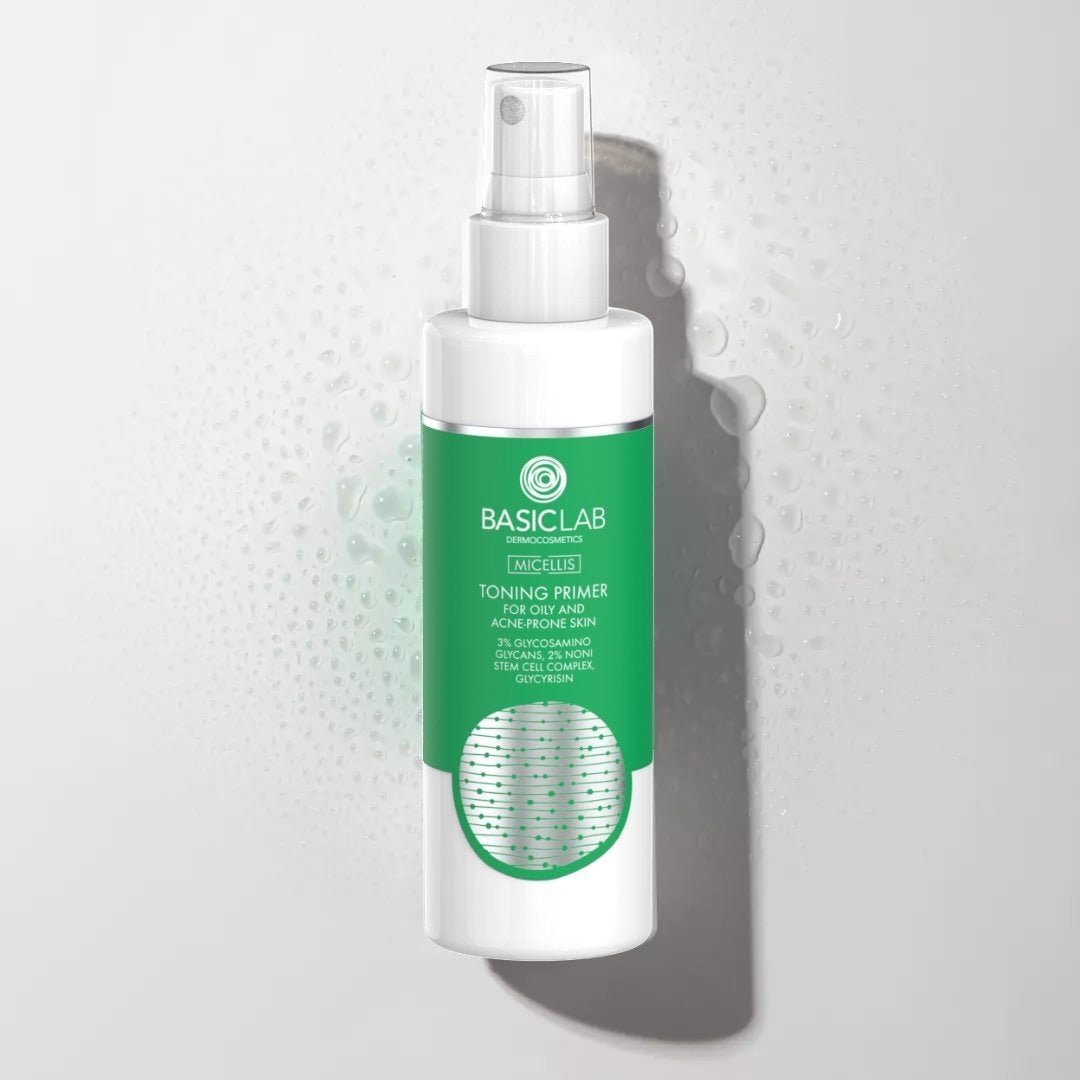 Toning Primer for Oily, Acne - prone Skin 150ml - BasicLab - Vesa Beauty