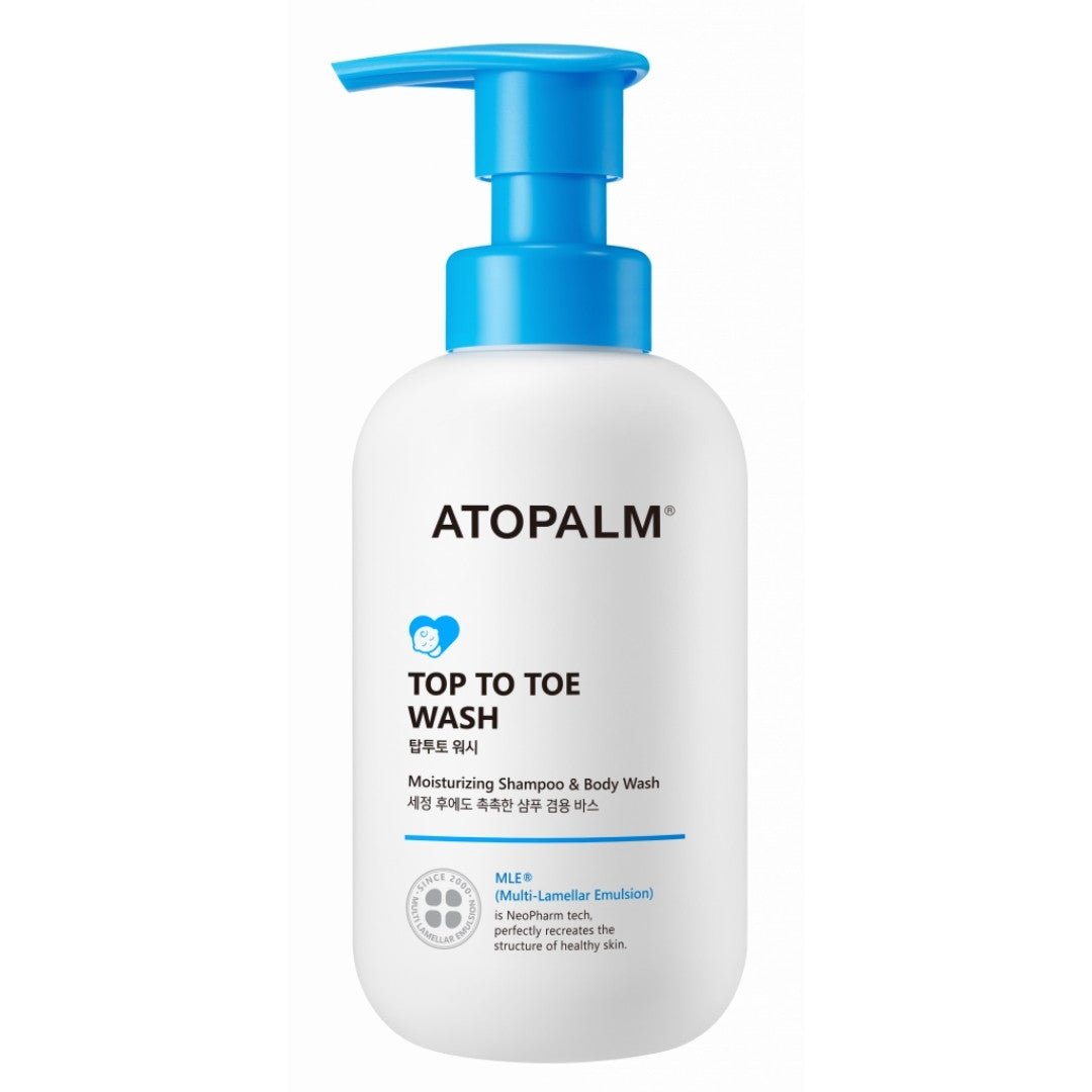 Top To Toe Wash - Moisturizing Shampoo & Body Wash 300ml - ATOPALM - Vesa Beauty