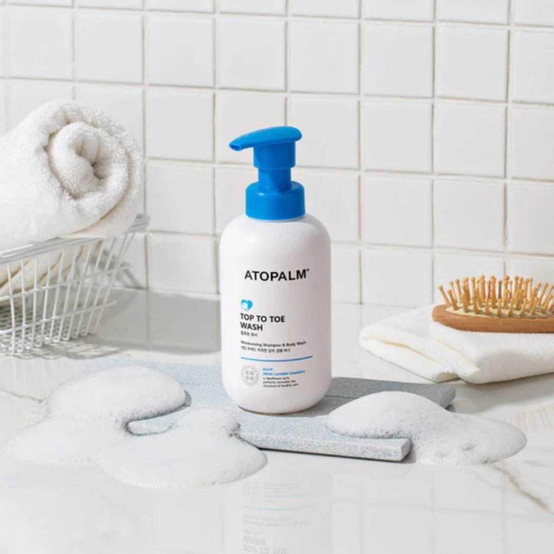 Top To Toe Wash - Moisturizing Shampoo & Body Wash 300ml - ATOPALM - Vesa Beauty