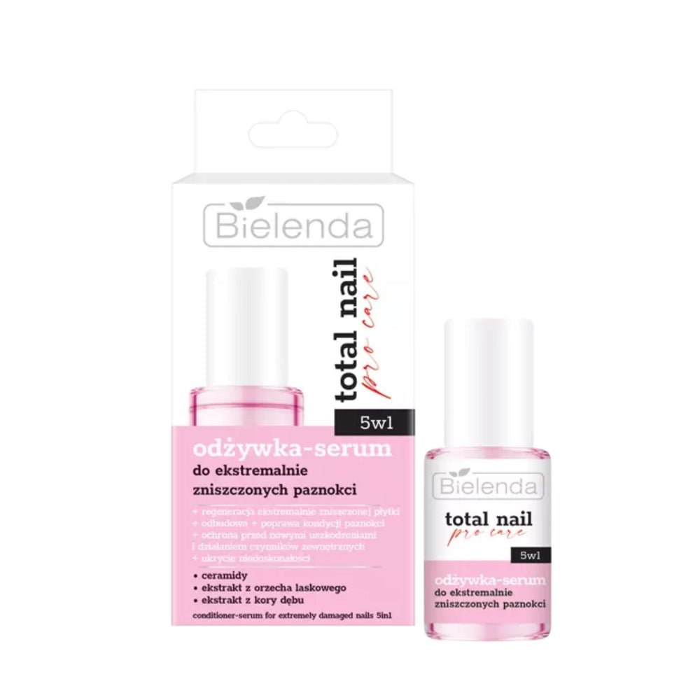 TOTAL NAIL PRO CARE Serum - conditioner for extremely damaged nails 5in1 10ml - Bielenda - Vesa Beauty