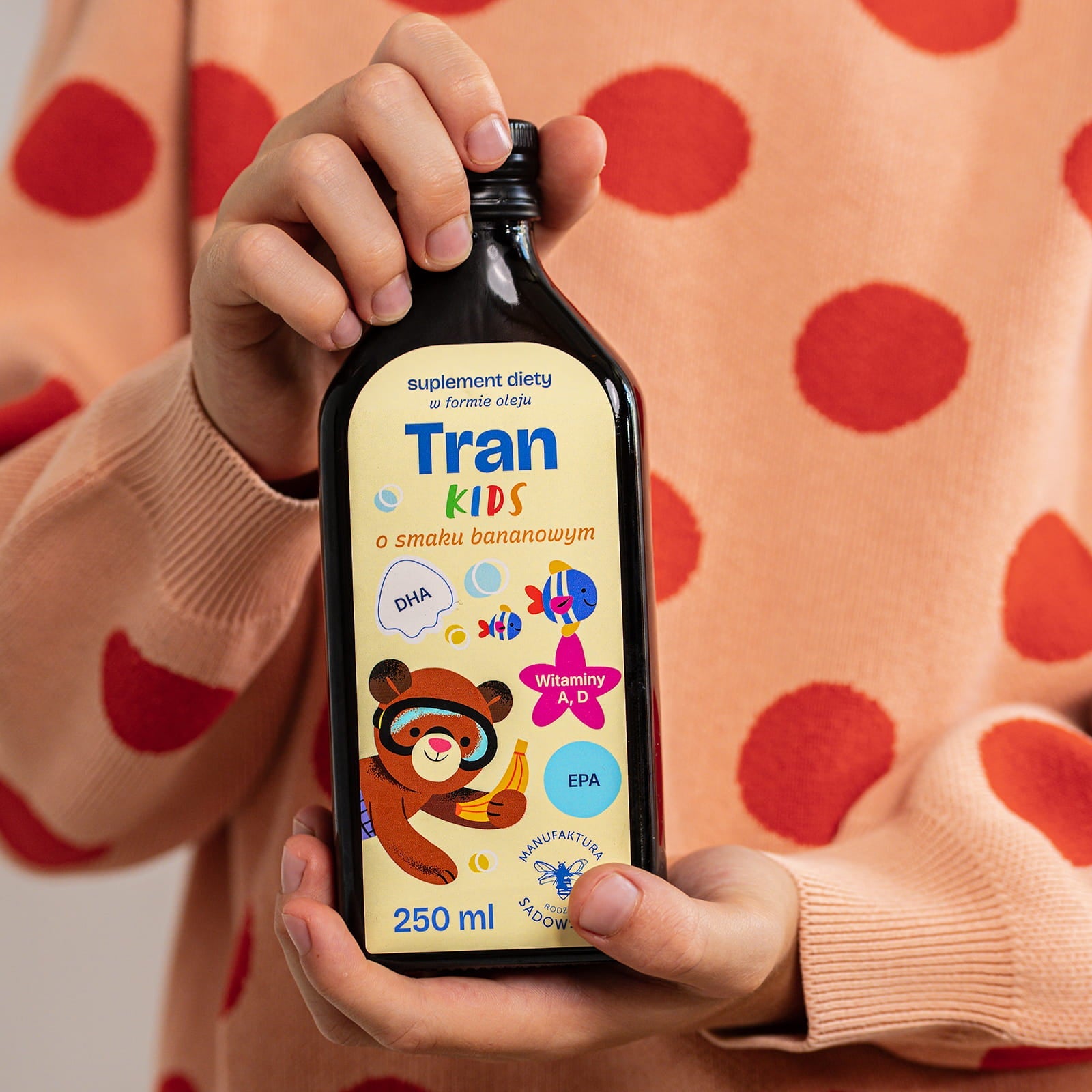 Tran KIDS in oil form 250ml - Sadowski Bee Gardens - Vesa Beauty