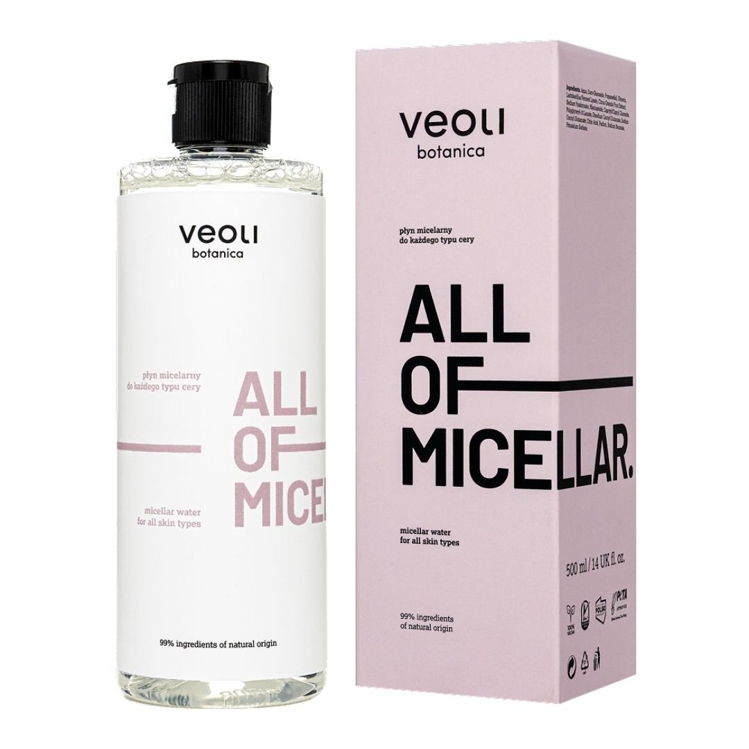 Veoli Botanica ALL OF MICELLAR micellar water for all skin types 500ml - Veoli Botanica - Vesa Beauty