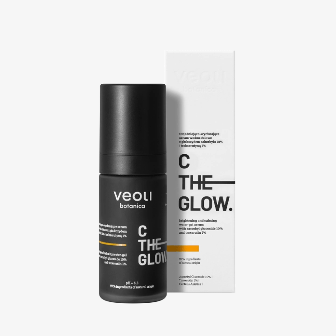 Veoli Botanica C THE GLOW Brightening & calming water - gel serum with ascorbyl glucoside 10% & troxerutin 1% 30ml - Veoli Botanica - Vesa Beauty
