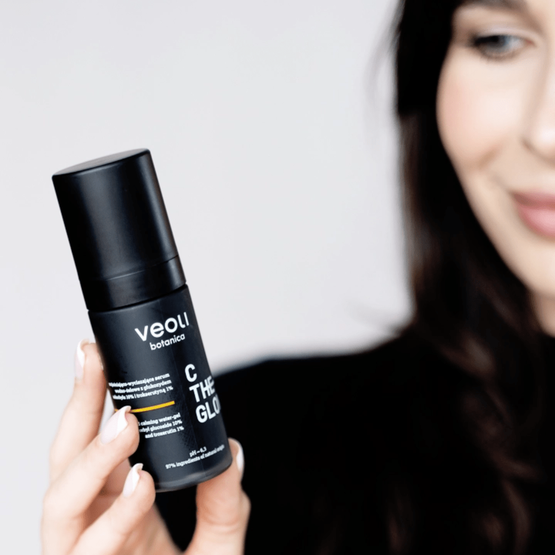 Veoli Botanica C THE GLOW Brightening & calming water - gel serum with ascorbyl glucoside 10% & troxerutin 1% 30ml - Veoli Botanica - Vesa Beauty