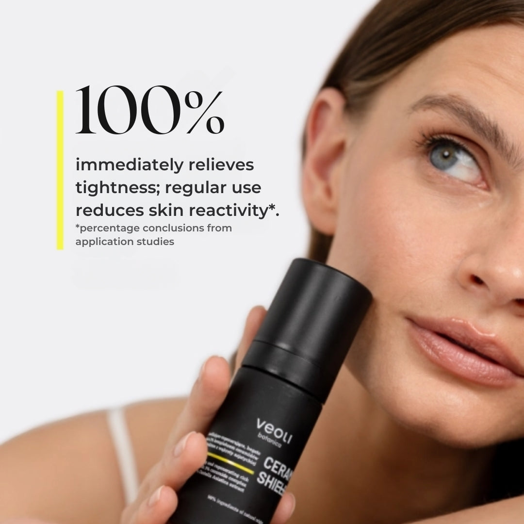 Natural Cosmetics CERAMIDE SHIELD Moisturising and regenerating Rich Serum with 3% ceramide complex and 1% Centella Asiatica extract 30ml