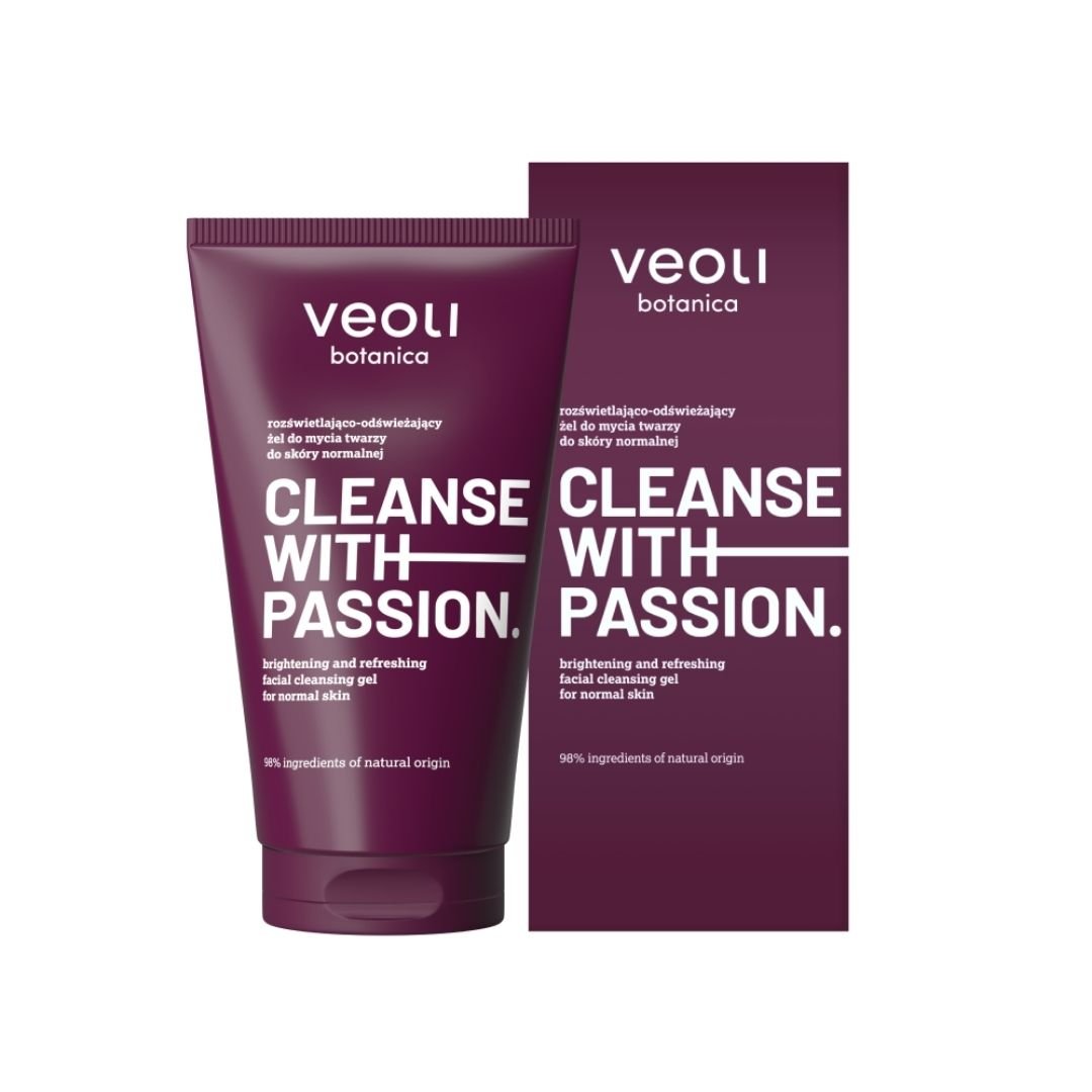 Veoli Botanica CLEANSE WITH PASSION brightening and refreshing facial cleansing gel for normal skin 150ml - Veoli Botanica - Vesa Beauty