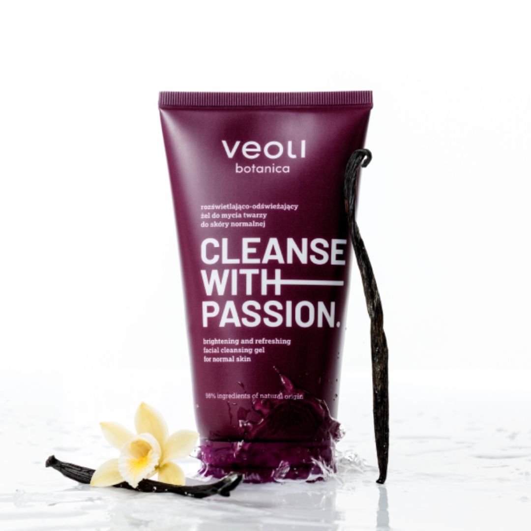 Veoli Botanica CLEANSE WITH PASSION brightening and refreshing facial cleansing gel for normal skin 150ml - Veoli Botanica - Vesa Beauty