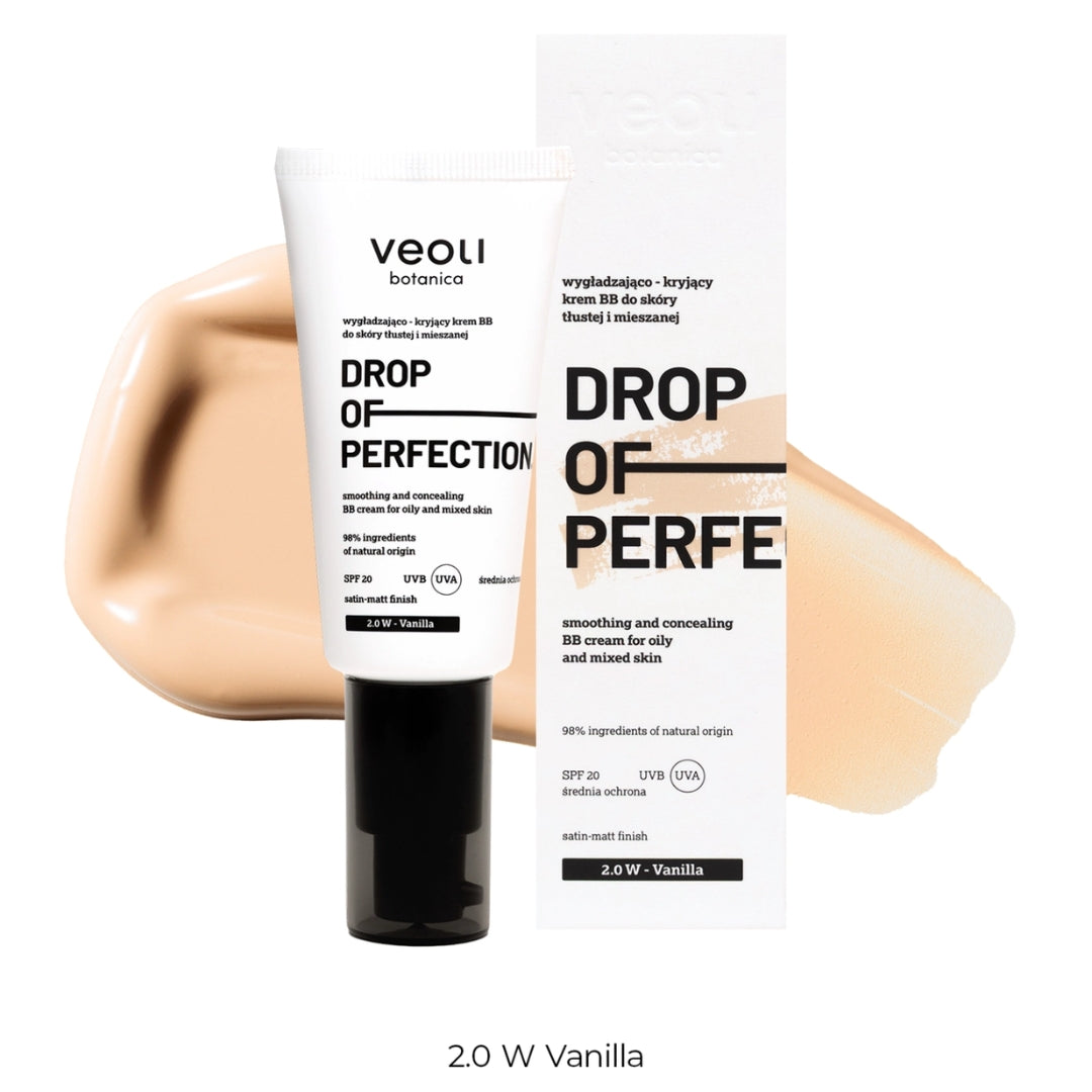 Natural Cosmetics DROP OF PERFECTION SPF20 Smoothing and concealing BB cream for oily and mixed skin 30ml