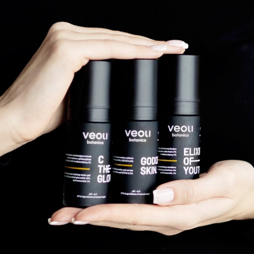 Veoli Botanica ELIXIR OF YOUTH Brightening & nourishing emulsion serum with ascorbyl tetraisopalmitate 5% & troxerutin 1% 30ml - Veoli Botanica - Vesa Beauty