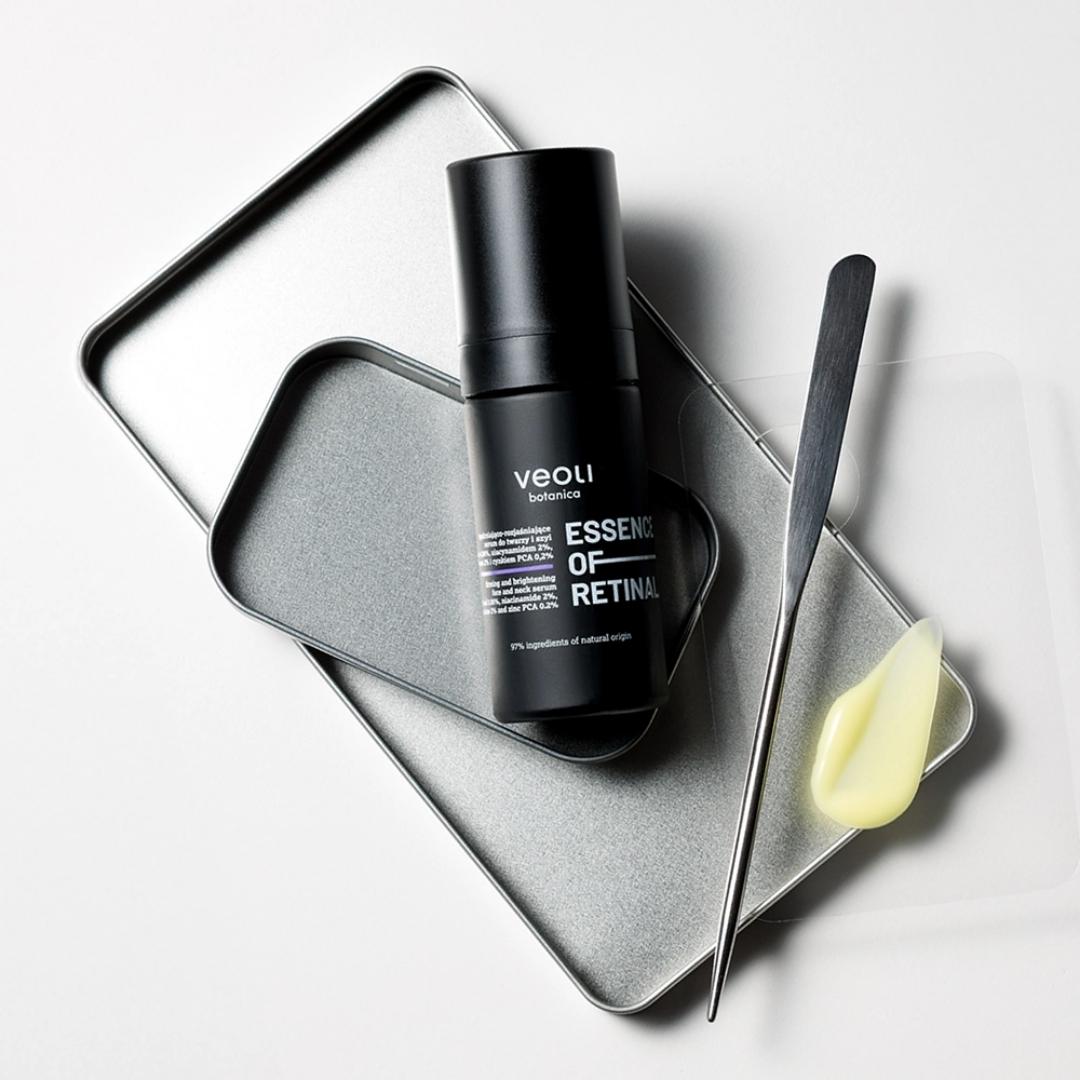 Veoli Botanica ESSENCE OF RETINAL firming and brightening face & neck serum with retinal 0.06%, niacinamide 2%, squalane 2%, zinc PCA 0.2% 30ml - Veoli Botanica - Vesa Beauty