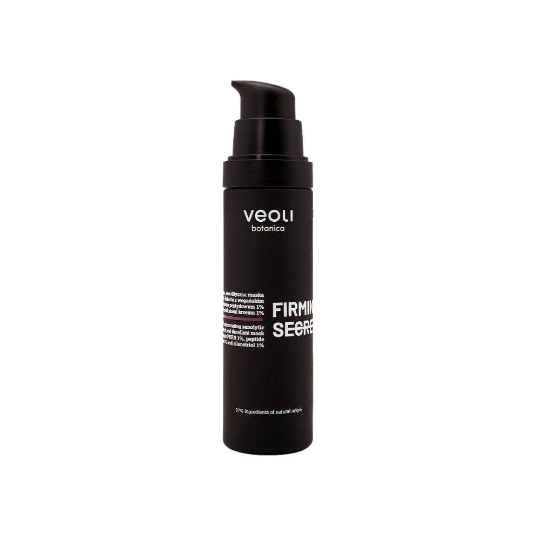 Veoli Botanica FIRMING SECRET Firming & regenerating senolytic mask for the face, neck & décolleté with 1% vegan PDRN, 1% peptide complex, 1% silicon biomolecules 50ml - Veoli Botanica - Vesa Beauty
