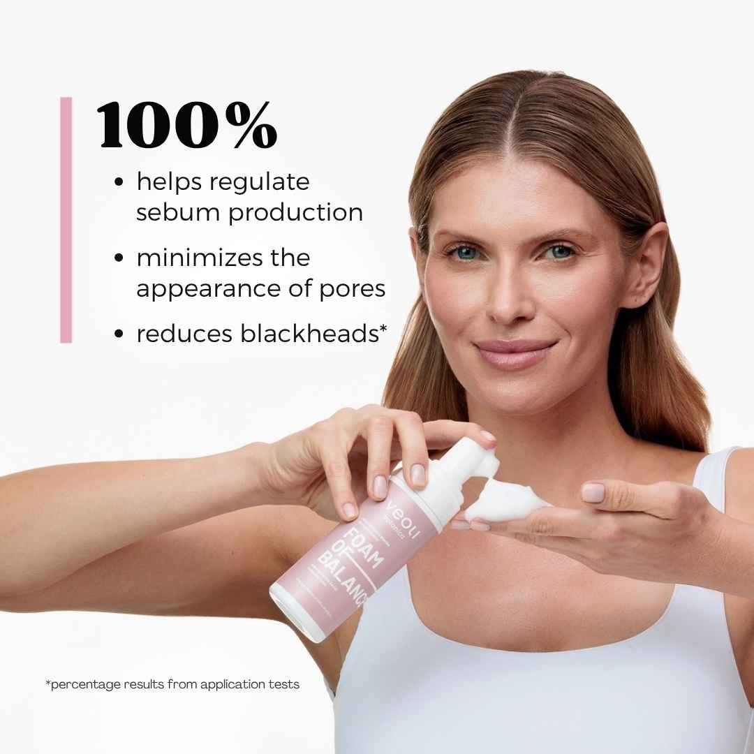 Veoli Botanica FOAM OF BALANCE Seboregulating Facial Cleansing Foam 150ml - Veoli Botanica - Vesa Beauty