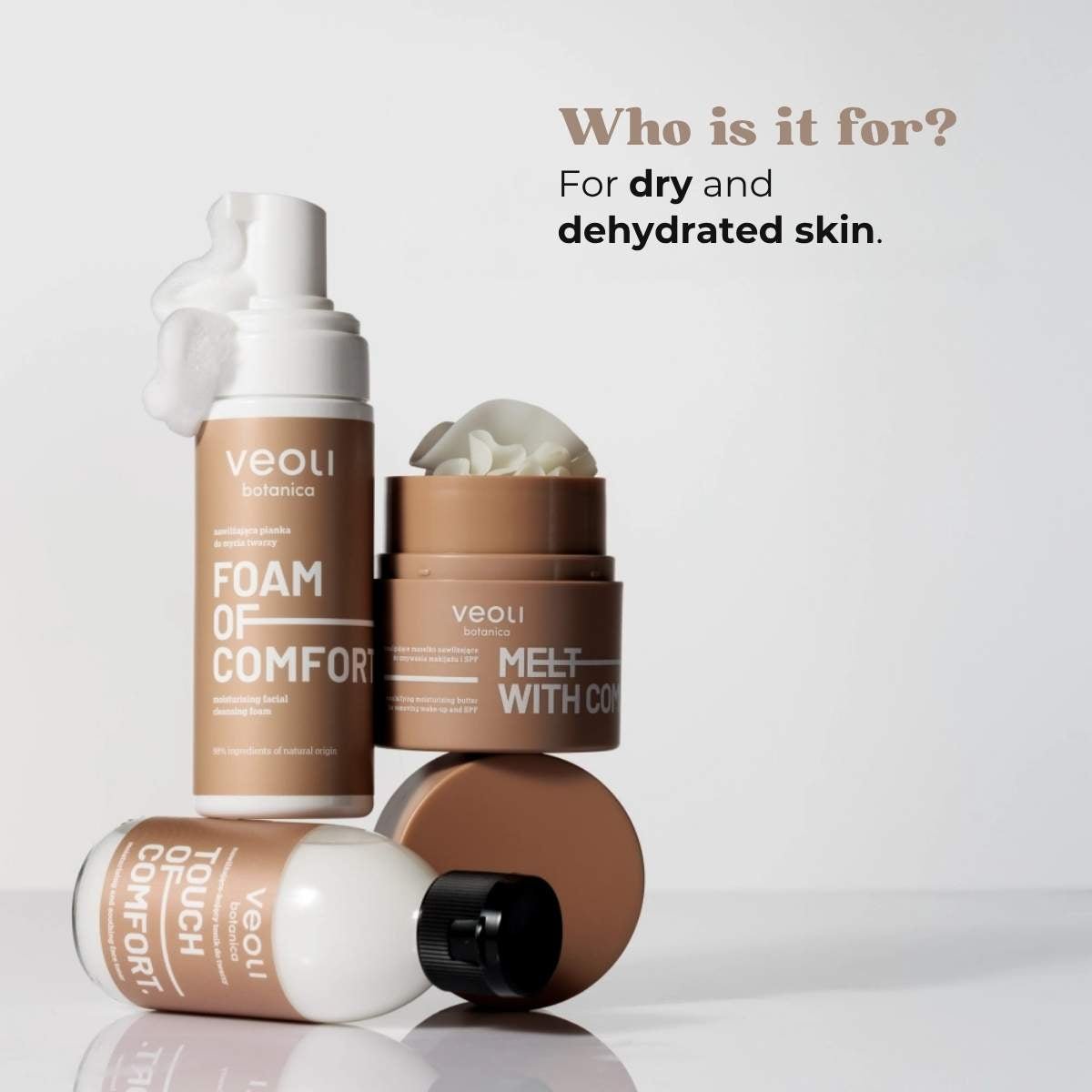 Veoli Botanica FOAM OF COMFORT Moisturizing Facial Cleansing Foam 150ml - Veoli Botanica - Vesa Beauty